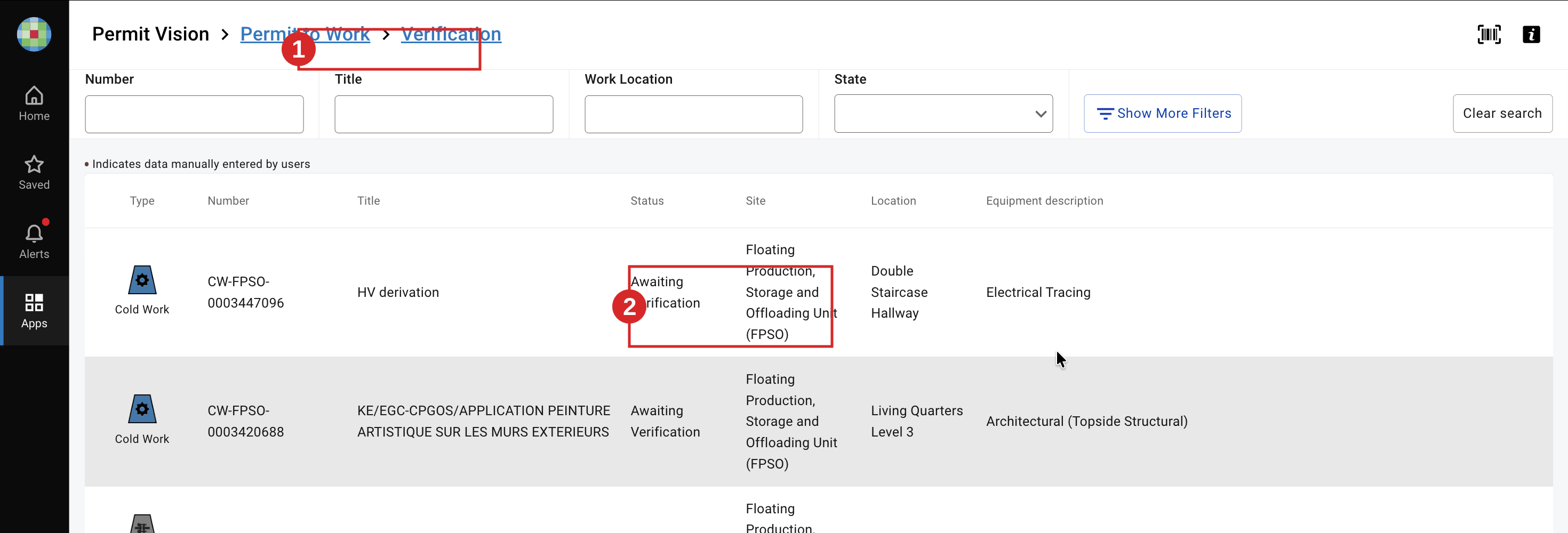 The permit moves to verification.